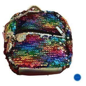 Sequin mini backpack